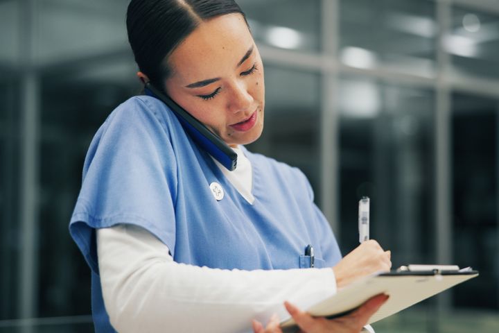A nurse writes nursing care plan interventions for impaired skin integrity.