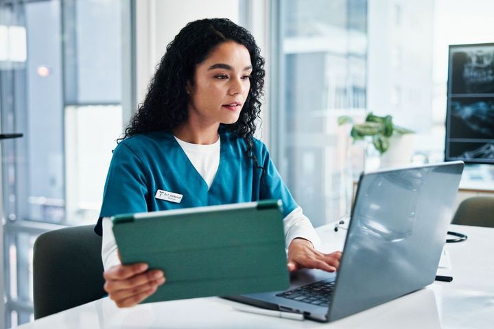 A nurse creates a hypertension nursing care plan for her patient.