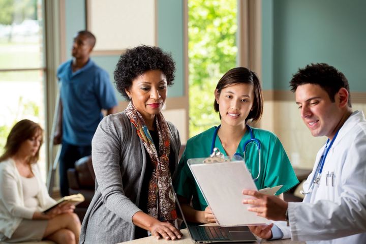 An administrator, nurse, and physician take a look at the Medicare Claims Processing Manual.