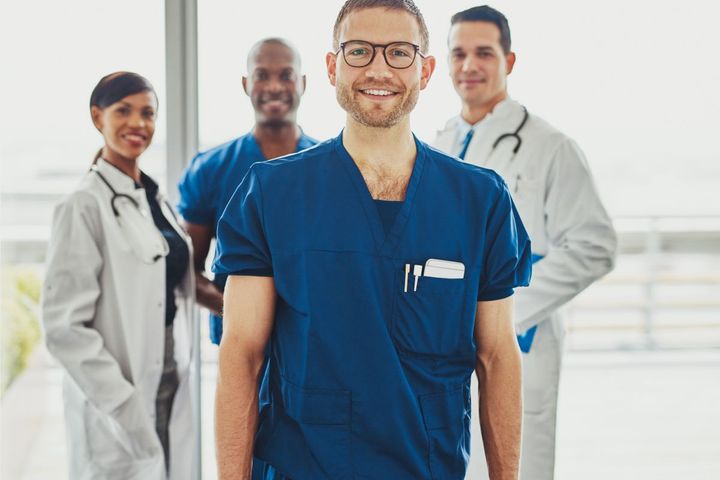 Montana nurses and physicians smile for the camera.