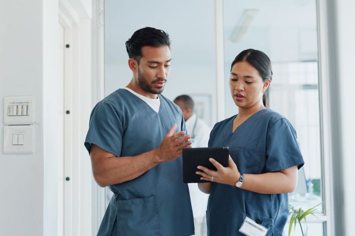 Nurse managing team member