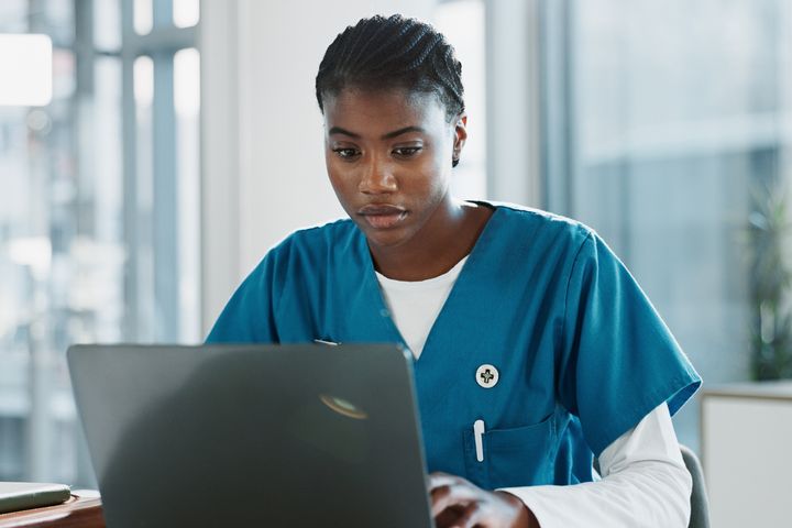 A nurse writes a nursing care plan for a patient with constipation.