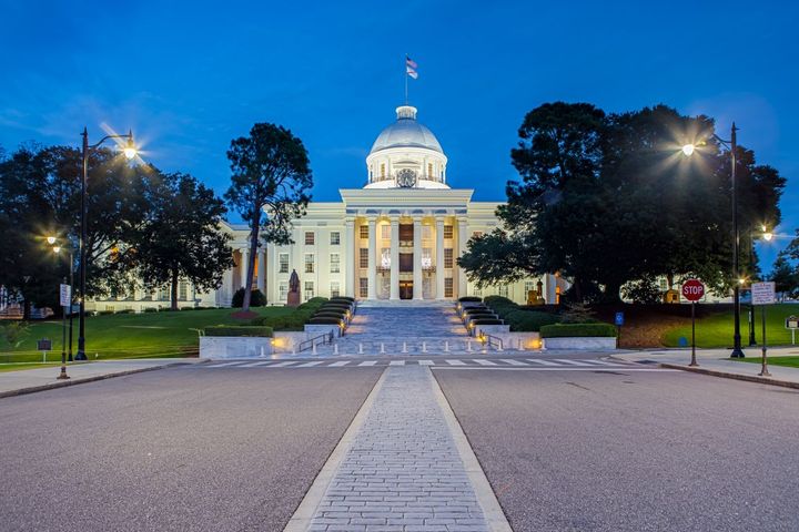 A picture of the Alabama State Capitol in Montgomery