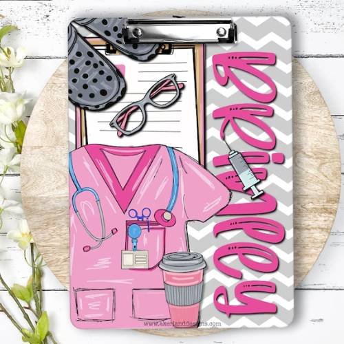 Etsy nurse clipboard.