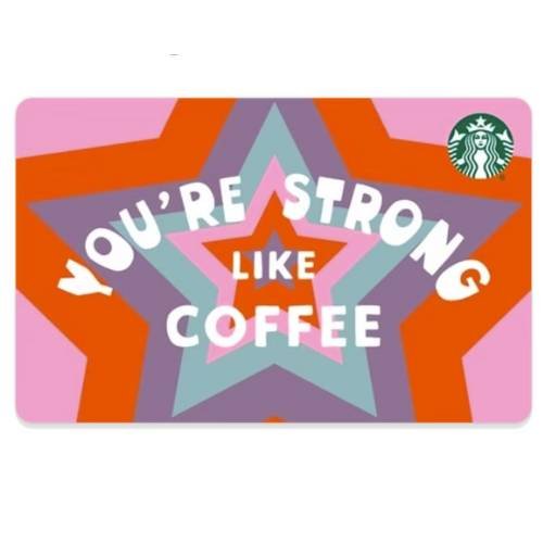 Coffee gift card.
