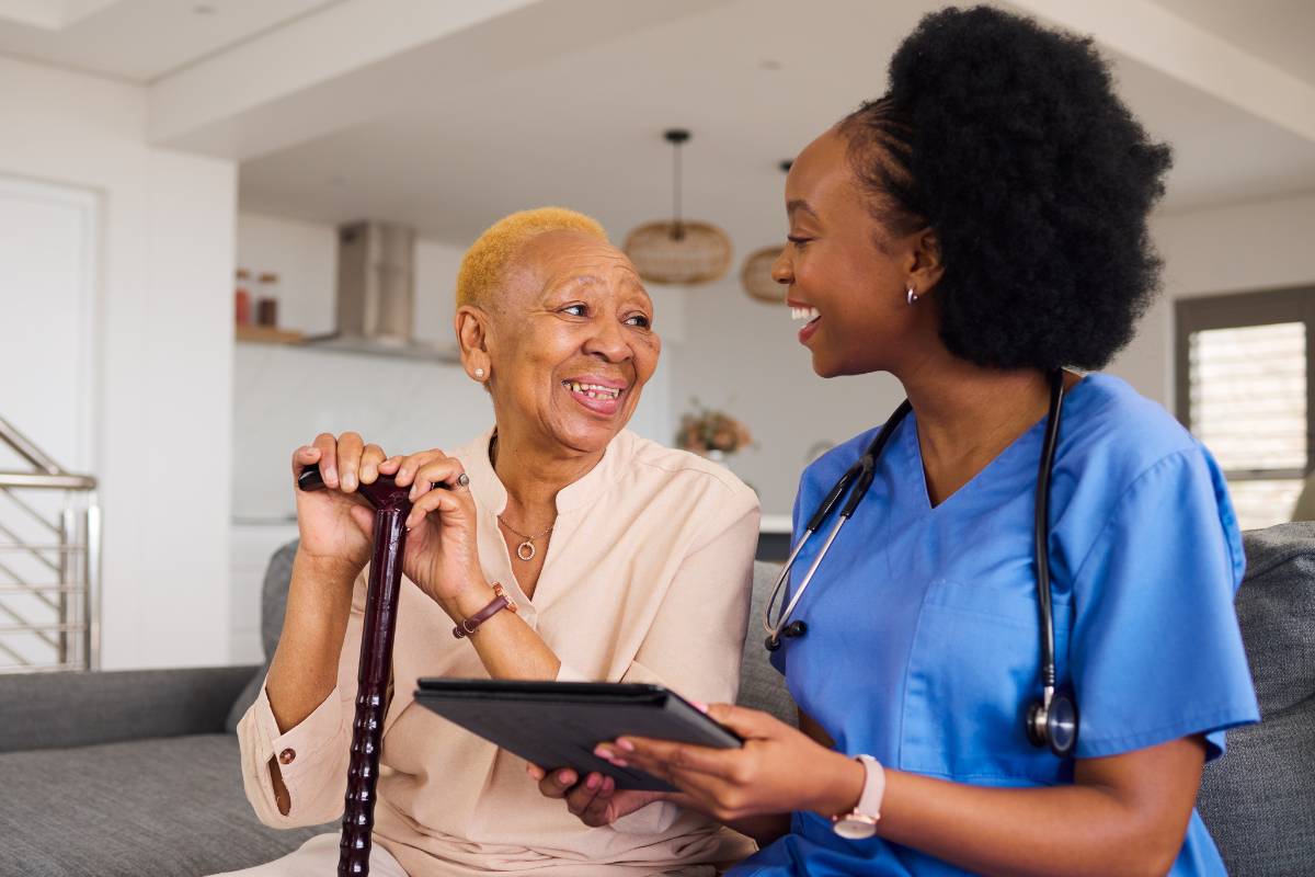 A nurse demonstrates emotional intelligence in nursing.